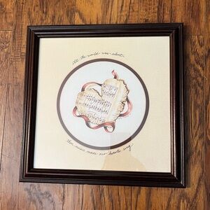 “World Was Silent Music” Music Notes Heart